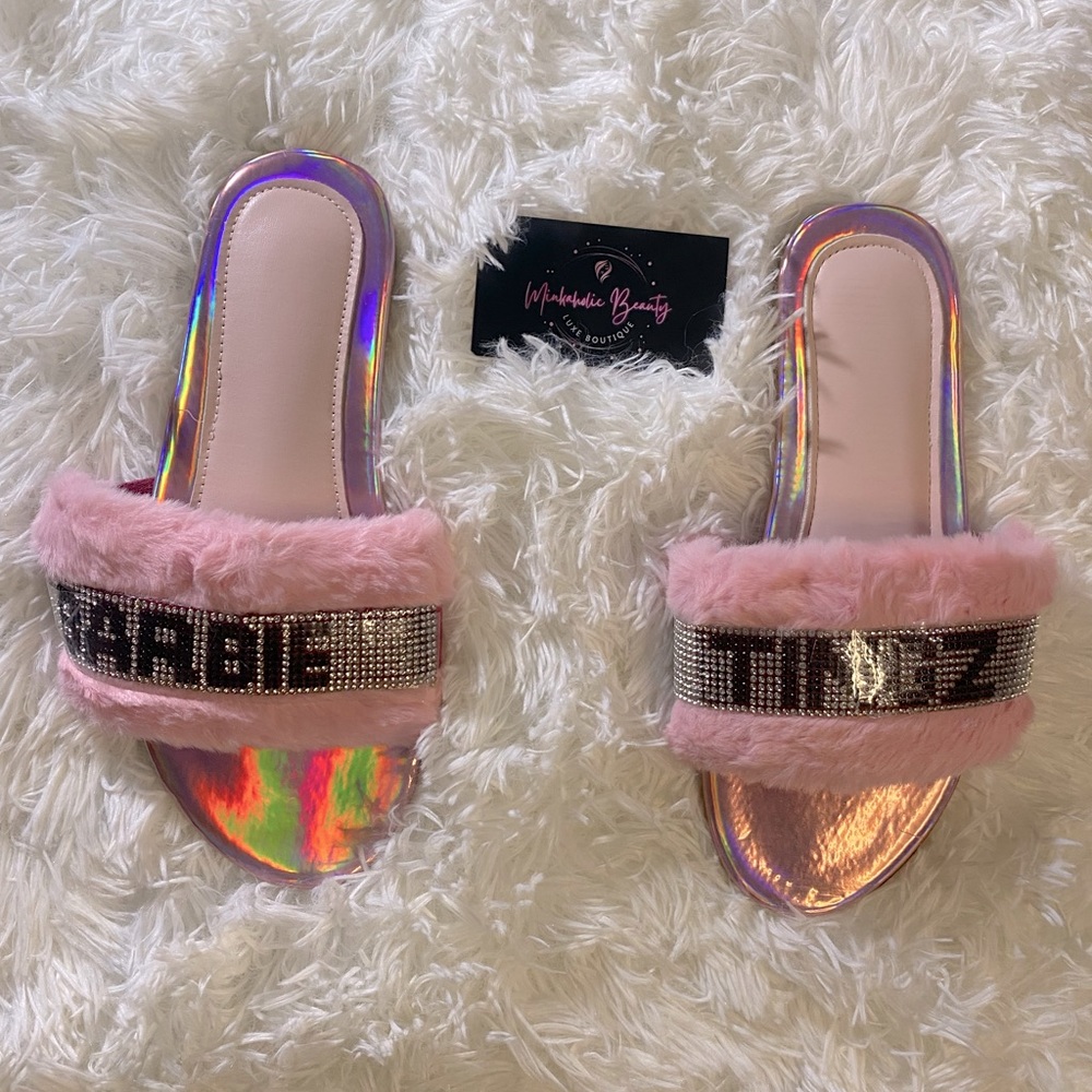 “Barbie Tingz” Pink Flashy Sandals